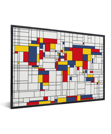Mondrian – original im Rahmen