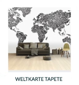 Weltkarte Tapete