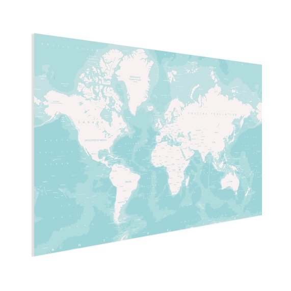 Weltkarte Ozeane